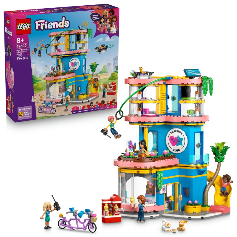 LEGO Friends Heartlake City Friends Club House 42689 Building Toy Set (794 Pieces) - Image 1